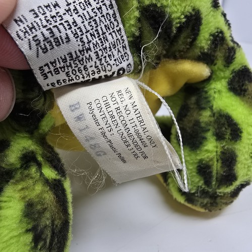 Ganz Webkinz Bullfrog 8" Plush Stuffed Toy Animal Spotted Green Yellow - Picture 5 of 8