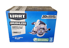 HART HPCS75 20-Volt Cordless Compact Brushless 5½" Circular Saw, Tool Only 20V🆕