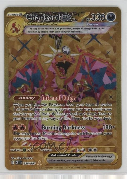 Hyper Rare - Charizard ex Pokemon Scarlet & Violet: Obsidian Flames OBF #228