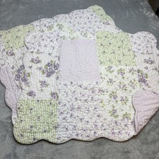 2 Cottagecore Quilted Pillow Shams Standard S...