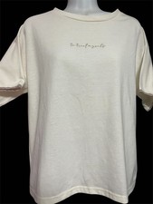 Axes Femme Short Sleeve Cut & Sew Tops White Free Size Japan