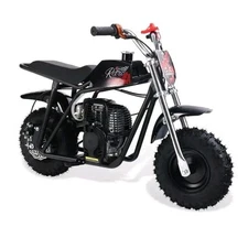 Mini Pull Start Dirt Bike  With 10 " Fat Wheels 20 Mph Top Speed Padded Seat 