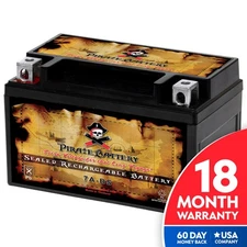 YTX7A-BS Power Sports Battery Replaces 7A-BS CYTX7A-BS GTX-7A-BS