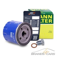 MANN-FILTER ÖLFILTER+ÖLABLASS-SCHRAUBE FÜR FIAT BARCHETTA 1.8 BRAVA 1.8 2.0