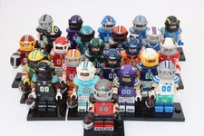 NFL Teams *** ALL TEAMS *** Custom MOC Building Block Mini Figures