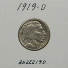 Buffalo nickel lot of 3 1919-D, 1919-P, 1919-S.