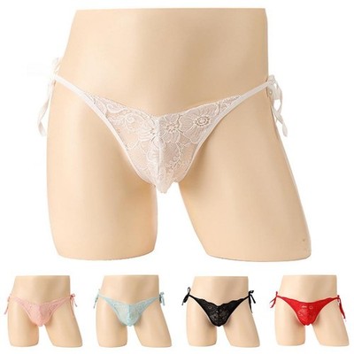 Herren G-Strings Spitze Slip Besondere Anlässe Atmungsaktiv Stoff Klassisches M