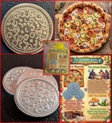 3 x 1-Gram 999 Pure Silver Rounds -Handmade Pizza Themed Coin Bullion w/ Giftbag