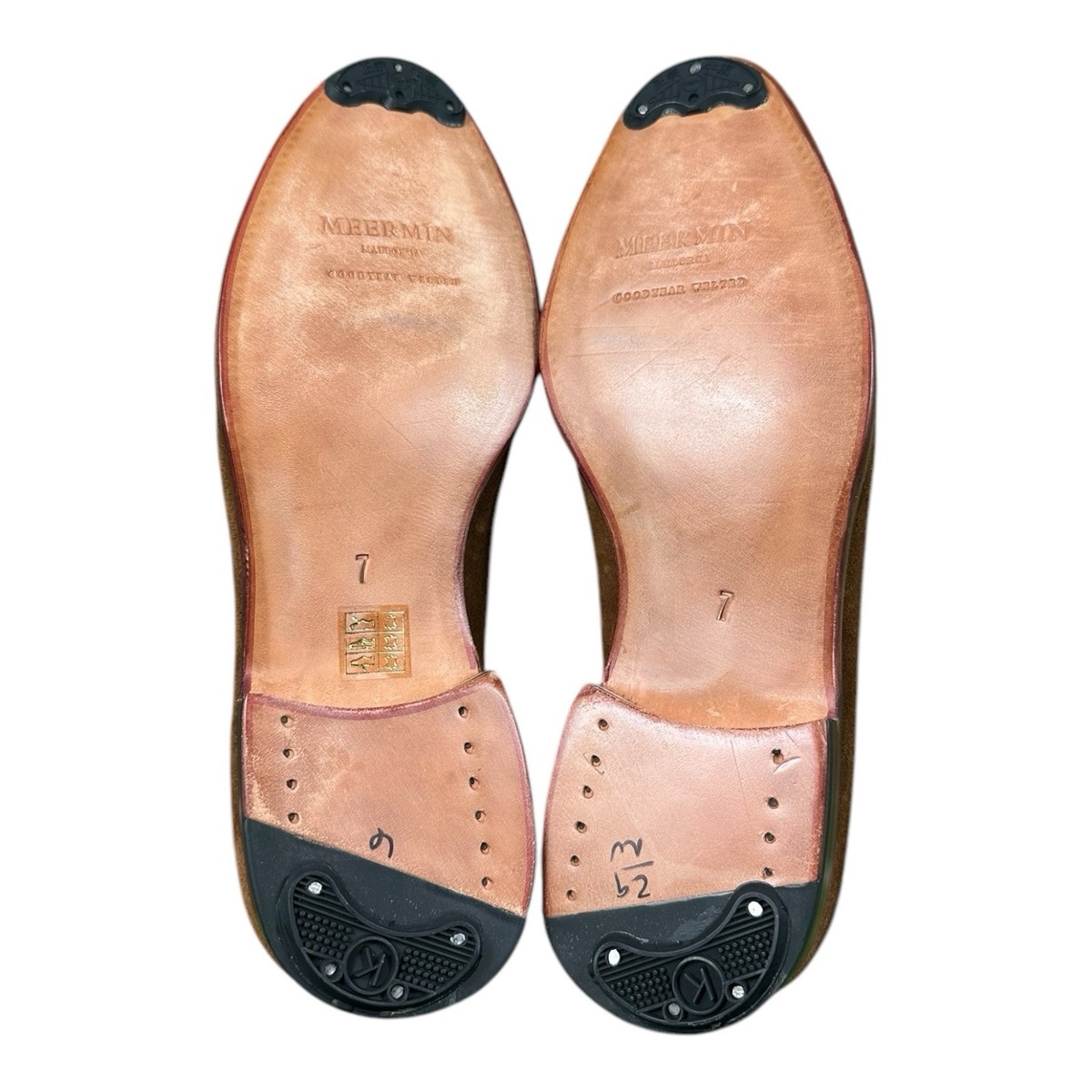 Meermin Mallorca Goodyear Weelted Brown Suede Tassle Loafer