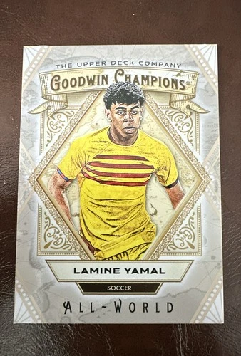2025 Upper Deck Goodwin Champions - All-World Lamine Yamal #AW-14