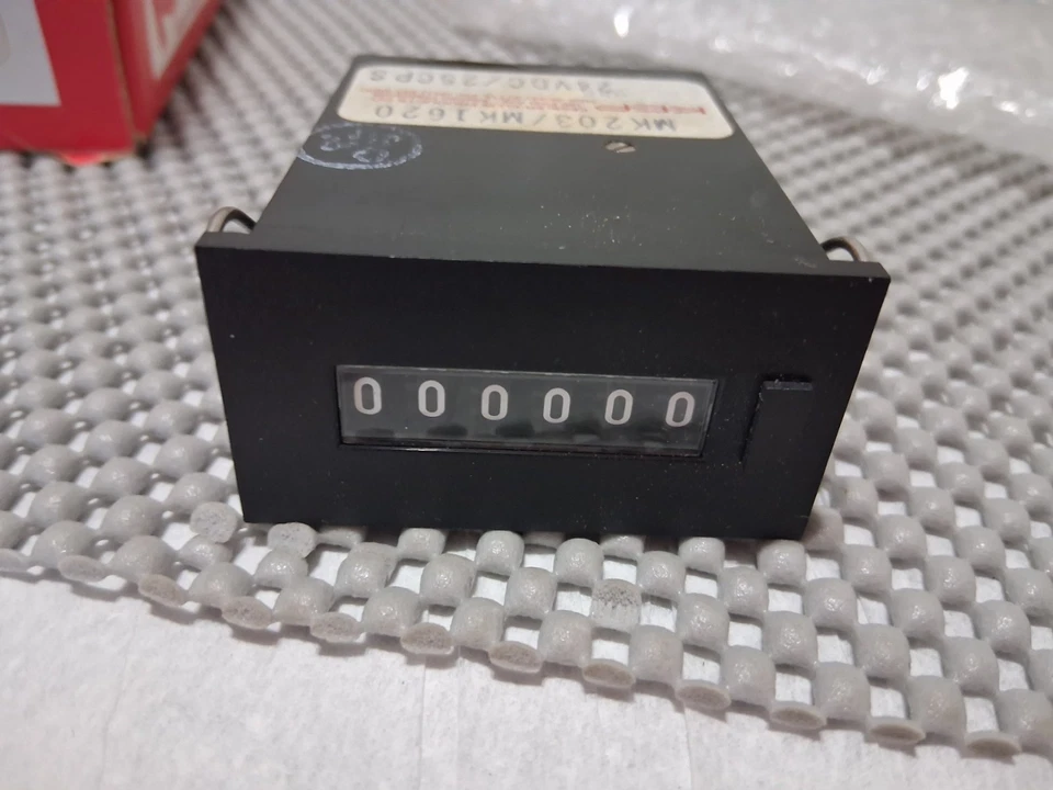 NUEVO Kessler-Ellis 24V DC 6 dígitos contador de impulsos base de cables mecánicos Foto 3 de 4