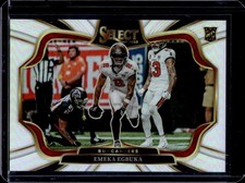 2025 Panini Select Emeka Egbuka Field Level RC Silver Prizm #437 Buccaneers