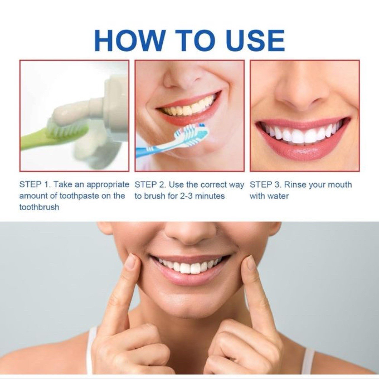 SP-6 Probiotic Toothpaste SP-6 Toothpaste Whitening Quick White Toothpaste 3 New