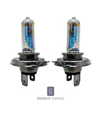 H4 (472) P43t 100/90W ALLWETTER RAINBOW Halogen Leuchtmittel 2 Stück