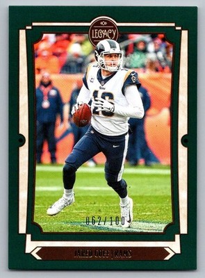 2019 Panini Legacy - Jared Goff #58 Green /100