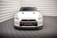 Maxton Design Frontlippe + Flaps Passend FüR Nissan GTR R35 FL