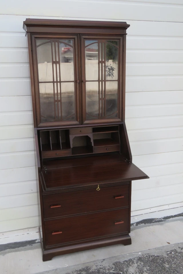 Escritorio de secretaria alto Art Deco de principios de 1900 6142 Foto 4 de 4