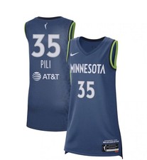 Alissa Pili Minnesota Lynx 2024 Blue Explorer Jersey- Size Unisex L