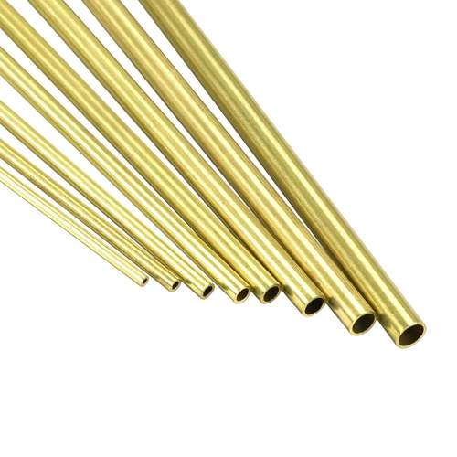 Brass Round Tube 2mm 2.5mm 3mm 3.5mm 4mm 4.5mm 5mm 5.5mm ODx0.5mmx300mm