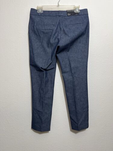 Pantaloni Sloan Banana Republic taglia 6 Petite blu vita media nuovi con etichetta - Foto 2 di 4