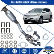 For 2003/04-2007 Nissan Murano 3.5L V6 Flex Y-Pipe Exhaust Catalytic Converter