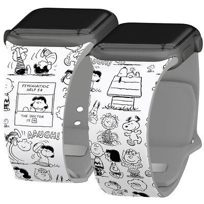 Peanuts Classic HD Watch Band for Apple Watch Series 1-10