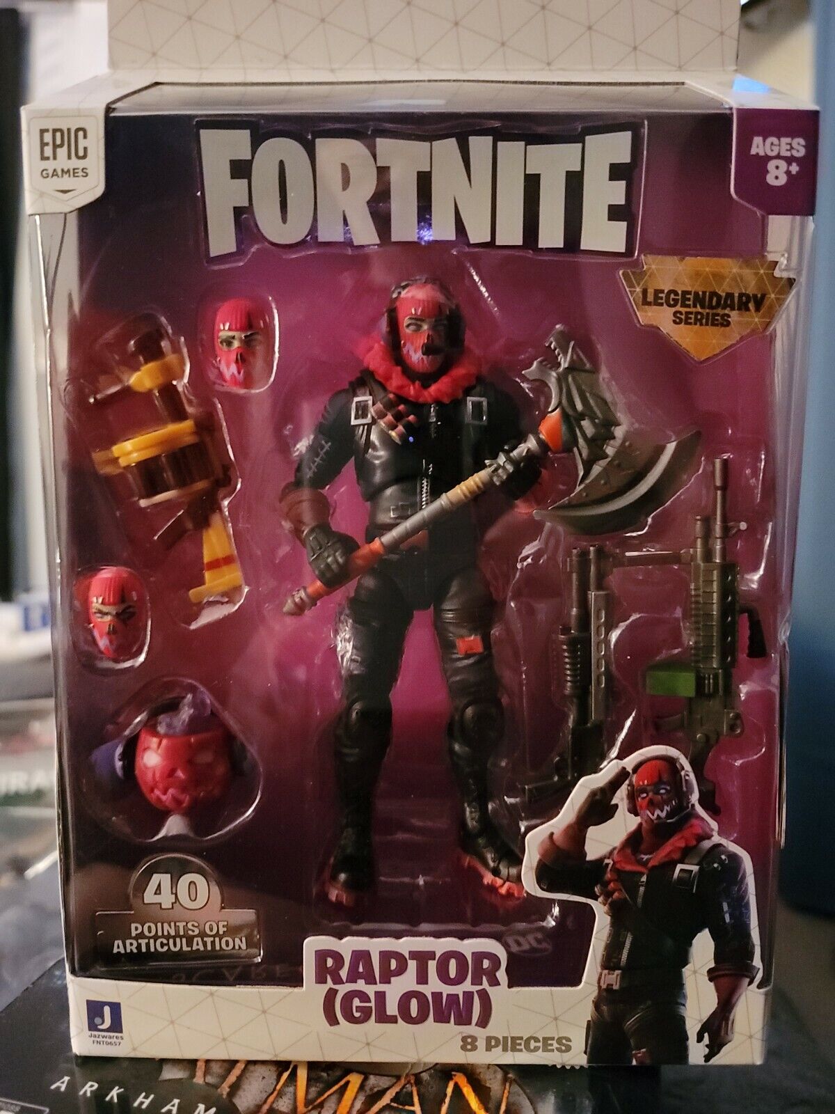 FORTNITE - RAPTOR (GLOW) - ACTION FIGURE - 15 CM