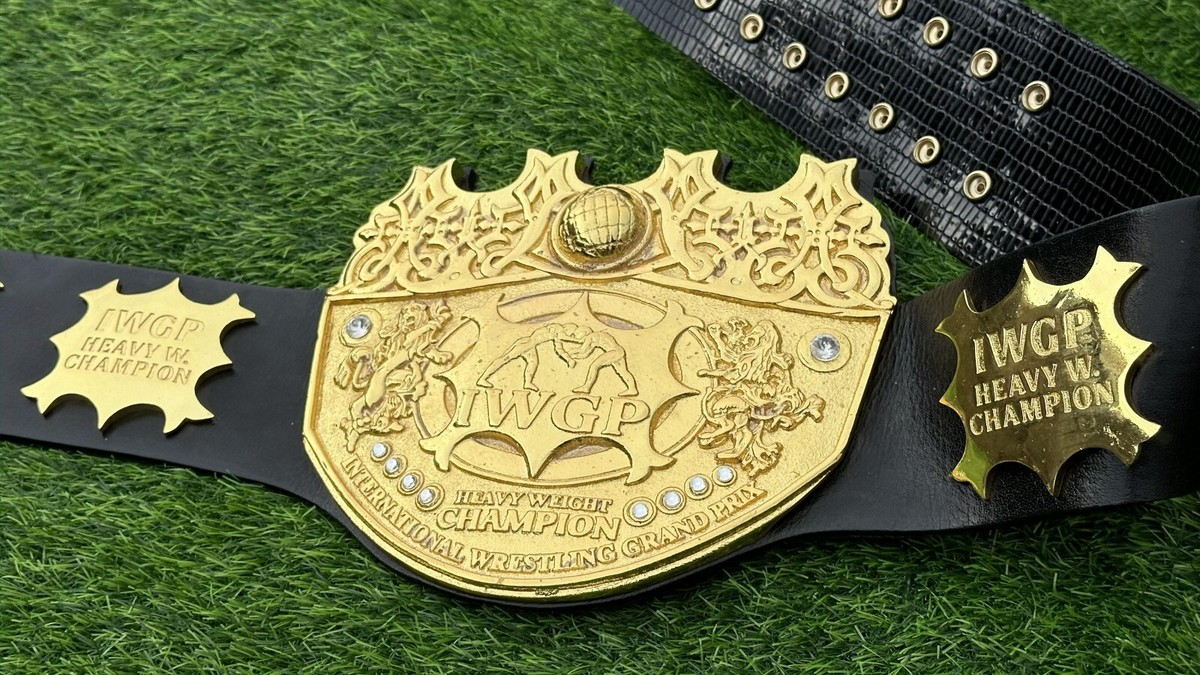 IWGP V2チャンピオンベルト IWGP V2 Heavyweight Dye Casted Championship Title Belt Adult