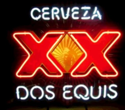 Cerveza XX Dos Equis Beer 20''x16'' Neon Sign With HD Vivid Printing Decor EY