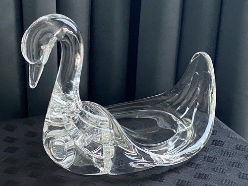Vintage Lucite klare Schwanenfigur 9"" x 5,5"" x 6,25"" hoch - Bild 4 von 8
