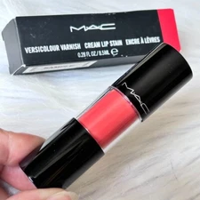 New Mac Versicolour Varnish Cream Lip Stain~112 to the extreme~Full size 0.28 oz