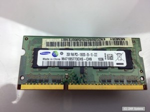 Original ASUS eeePC 1018P Speicher, RAM Memory 2GB Modul, M471B5773CHS-CH9 DDR3