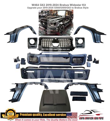 Brabus Widestar Body Kit Bumpers W464 G500 G550 G63 Scoop 2019-2024 Parts G