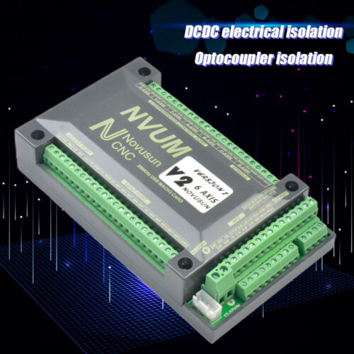 6Axle For Mach3 Controller Ethernet Interface Motion Control Card Board NVEM CNC - Picture 8 of 11