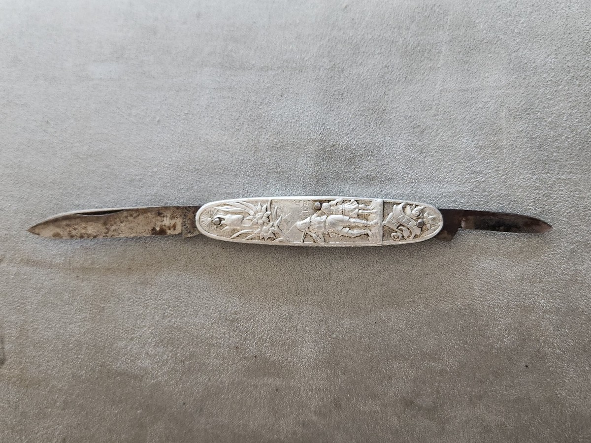RARE JOSEPH FEIST SOLINGEN OMEGA POCKET KNIFE SWISS LION OF