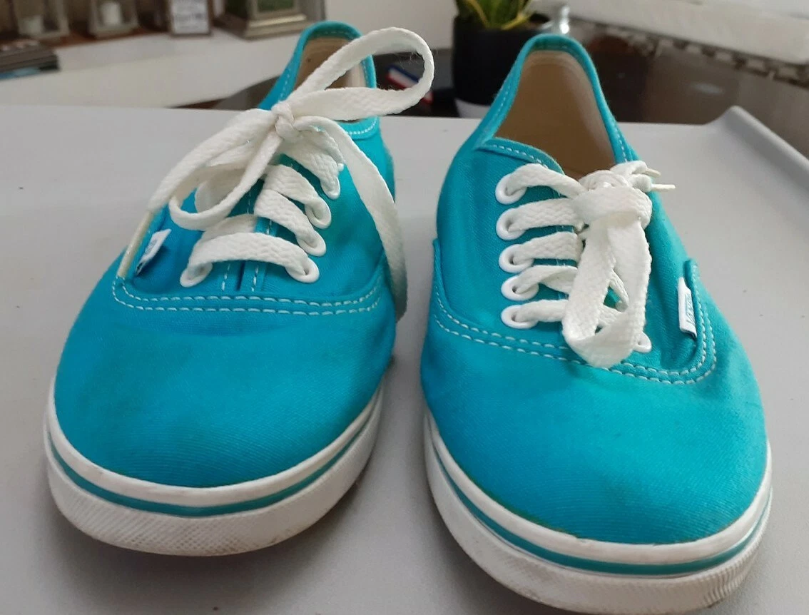 Teal vans cheap womens