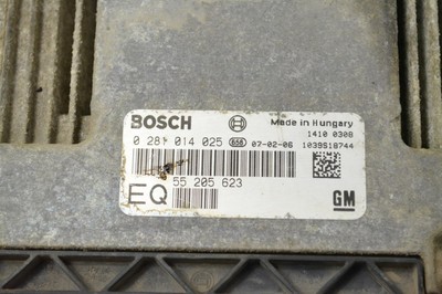 2007 Vauxhall ASTRA H 1.9 CDTI ECU Kit 55205623 0281014025 for  