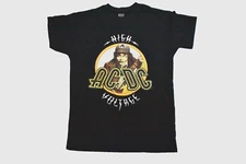 Brisco Brands MEns AC/DC Logo High Voltage Album Angus Young Shirt New Medium