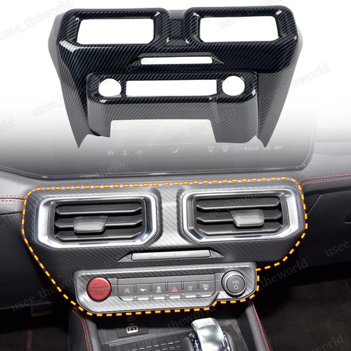 Cubierta interior del panel de cambio de marchas de fibra de carbono 20 piezas para Ford Mustang 2024-2025 - Imagen 15 de 36