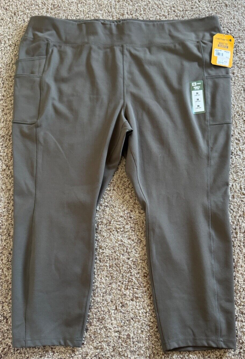 NEW Womans 3XL (24W-26W) Carhartt Fitted Force Legging TARMAC NWT