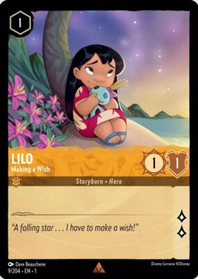 Lorcana Lilo - Making a Wish (9/216) The First Chapter LP