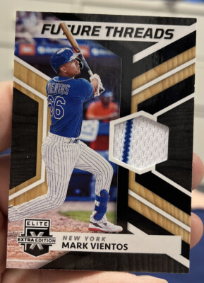 2022 Panini Elite Extra Edition Future Threads  #FT-MV Mark Vientos Pinestripe