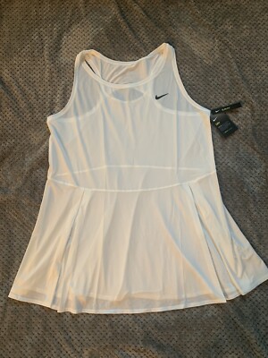 Nike~ Women's~ Court Dri-FIT Advantage Tennis Dress White~ Size 1x~ New |  eBay