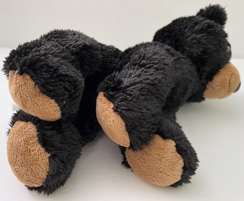 Aurora 10" Dreamy Eyes Barnam Black Bear Plush Stuffed Animal Soft Toy EUC - Picture 10 of 12