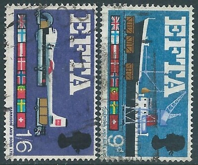 1967 GROSSBRITANNIEN GEBRAUCHT E.F.T.A. SG 715/16 - RC55-3