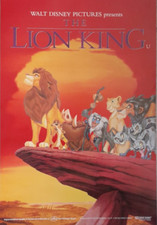 WALT DISNEY THE LION KING 1994 16"x11" UK MINI QUAD CINEMA MOVIE FILM POSTER #2
