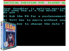 Sinclair ZX Spectrum 48K Game - FA CUP FOOTBALL - Virgin - Tested & Working