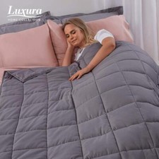 Image of Weighted Blanket Gravity Sensory Sleep Therapy Anxiety Kids/Adults Leg 4/6/8 Kg 