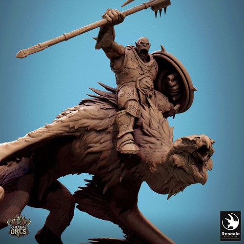Fantasy Monster Figure Giant Vulture 32mm Rescale Miniatures - Picture 3 of 5