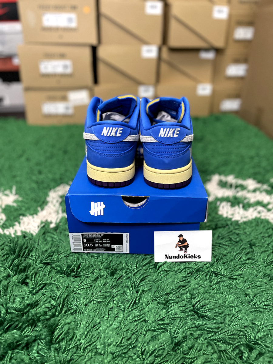Nike Dunk Low SP x Undefeated 5 On It Dunk Vs AF1 Size 9